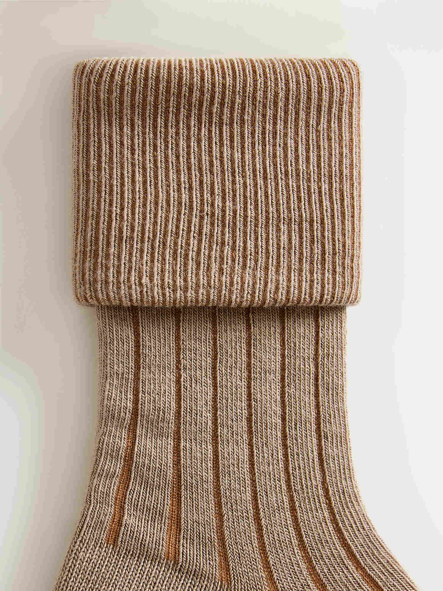 Unisex | Thorild Ribbed Socks | Natural