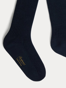 Girl | Collant Thomina A Cote | Bleu