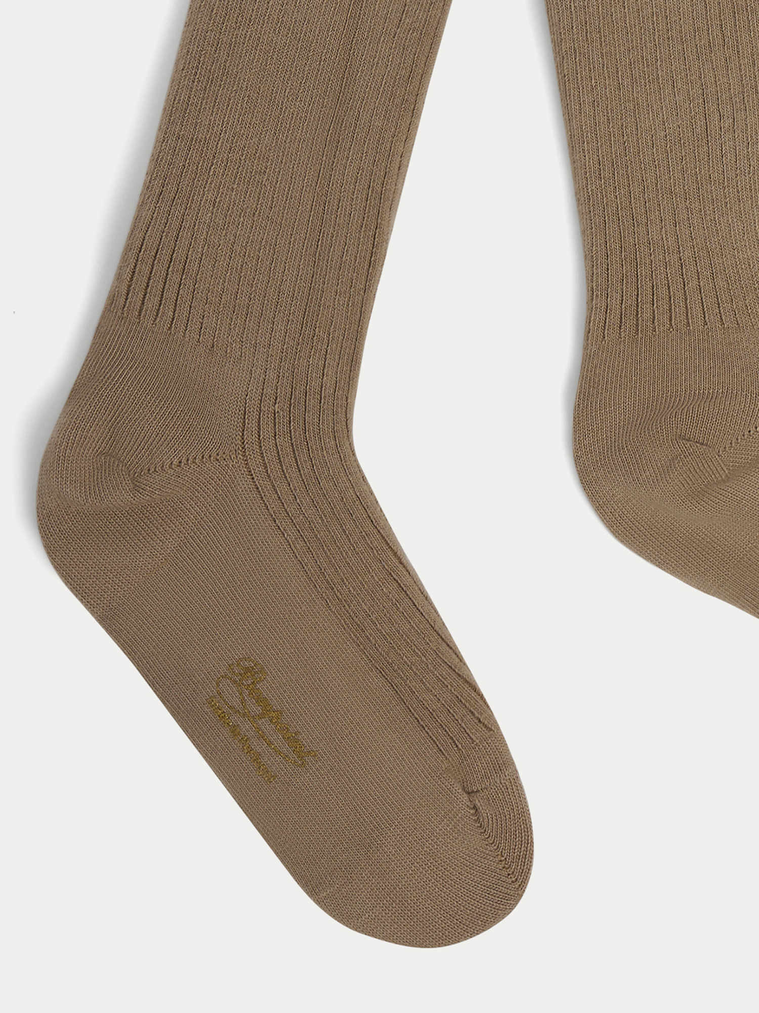Girl | Thomina Ribbed Tights | Brown