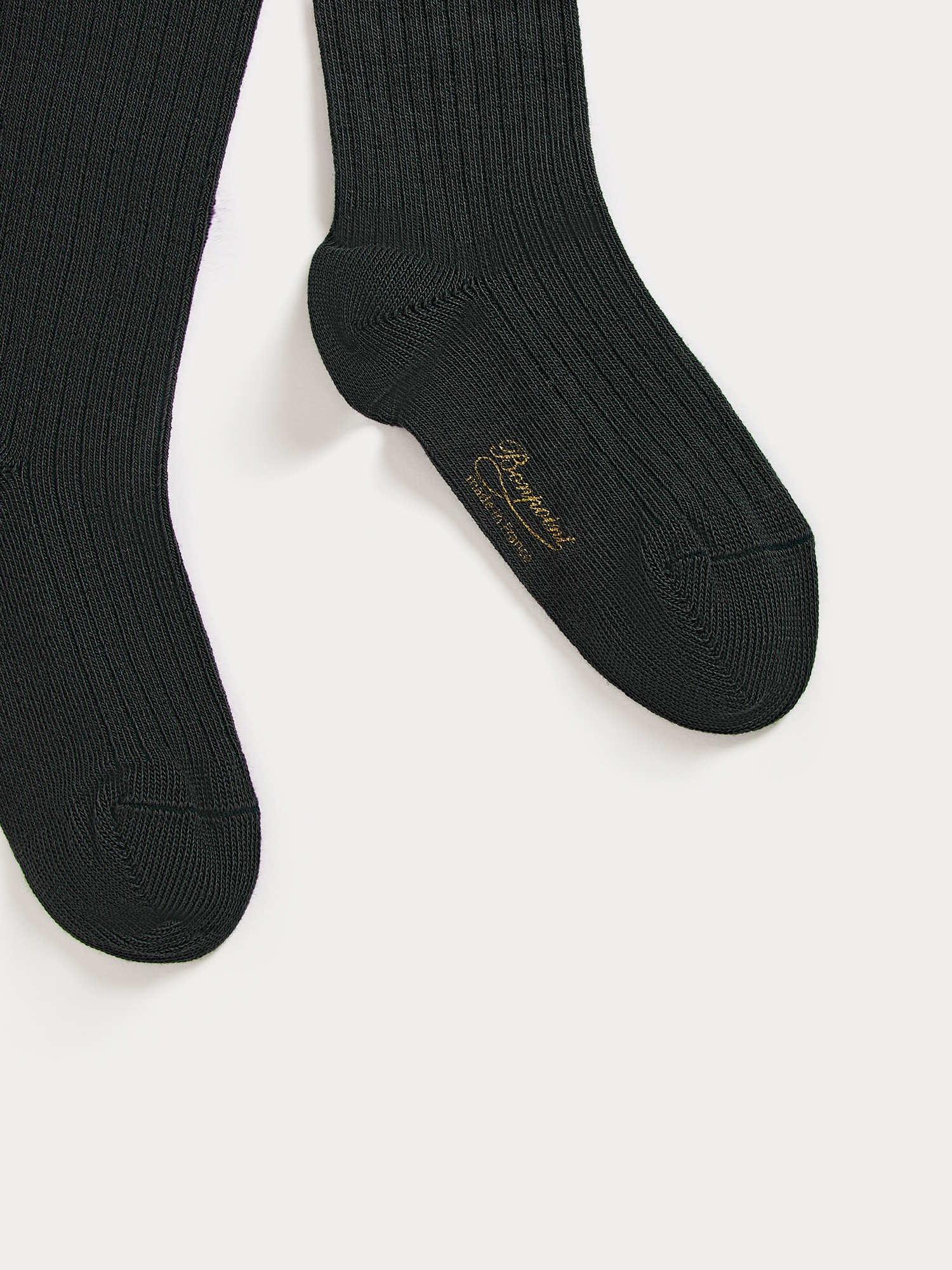 Girl | Thomina Ribbed Tights | Slate Gray
