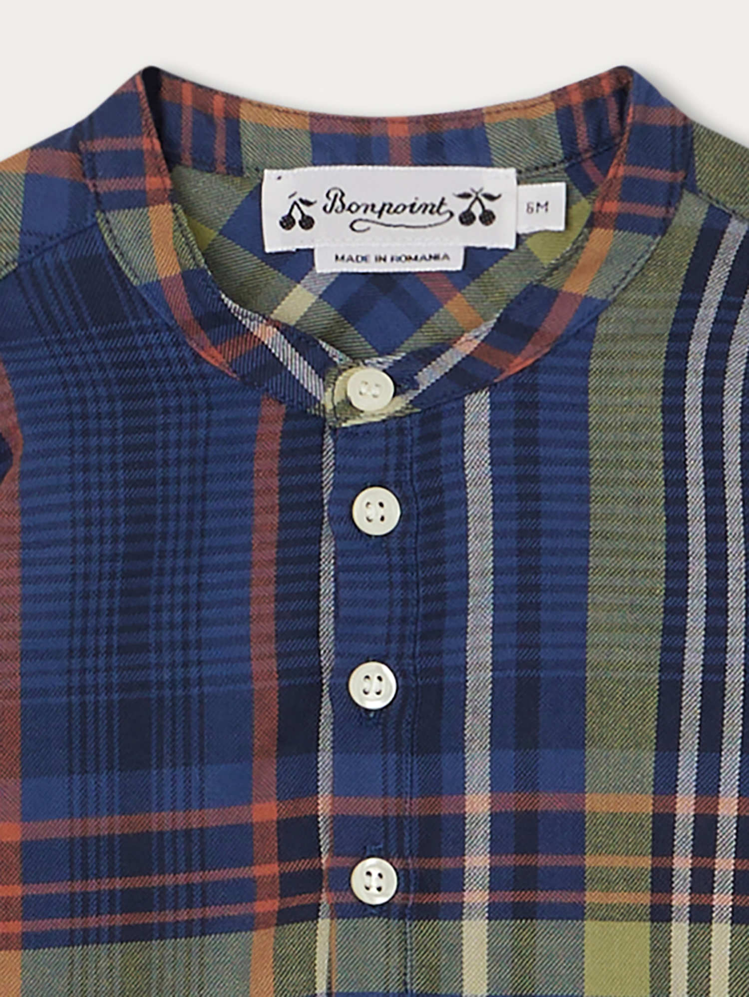 Boy | Polisson Shirt | Navy Tartan