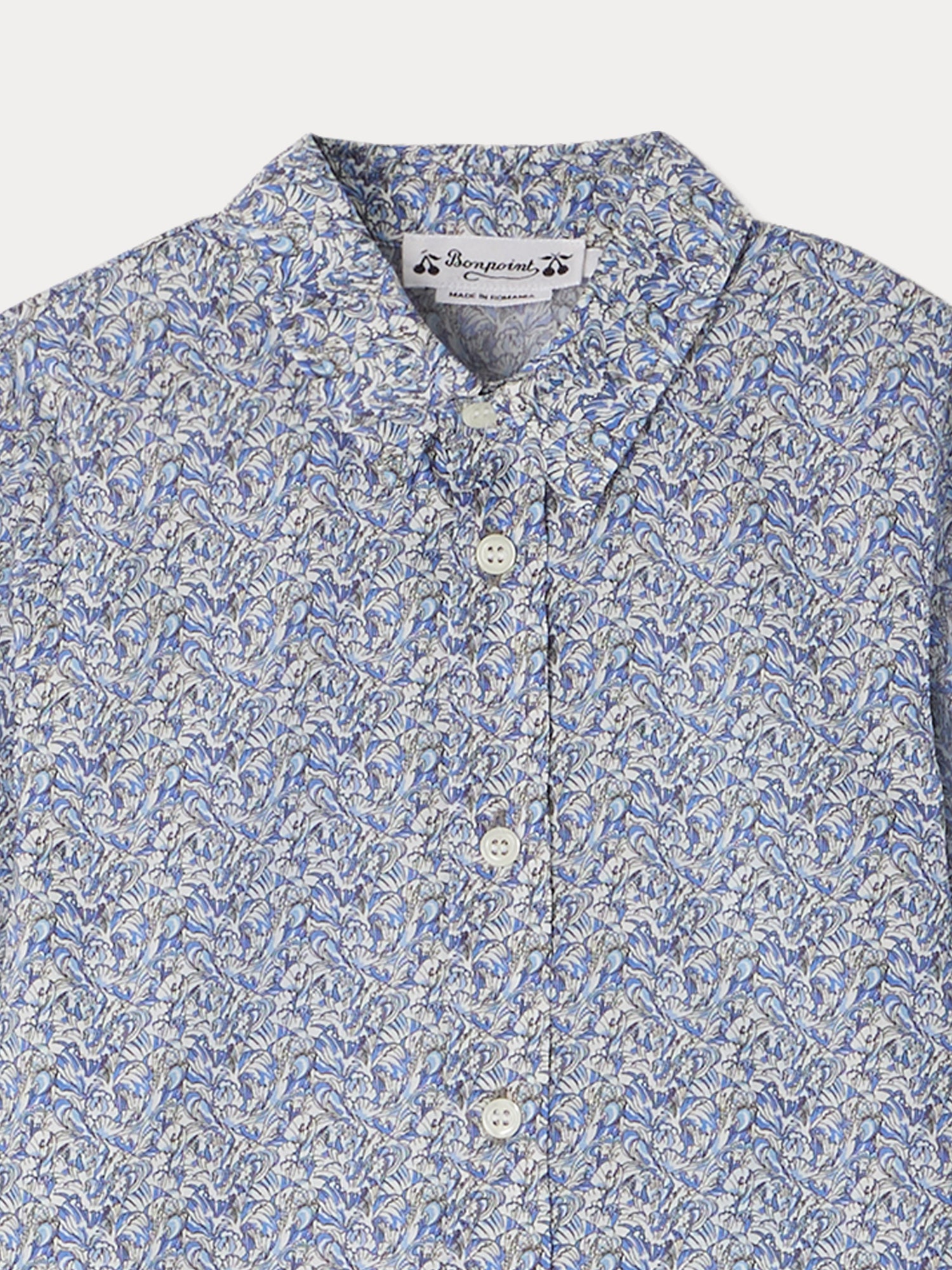 Boy | Daho Shirt In Liberty Fabric | Printed Blue