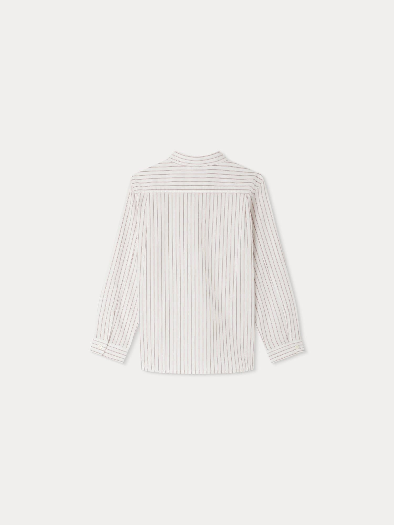Boy | Tangui Striped Shirt | Terracotta
