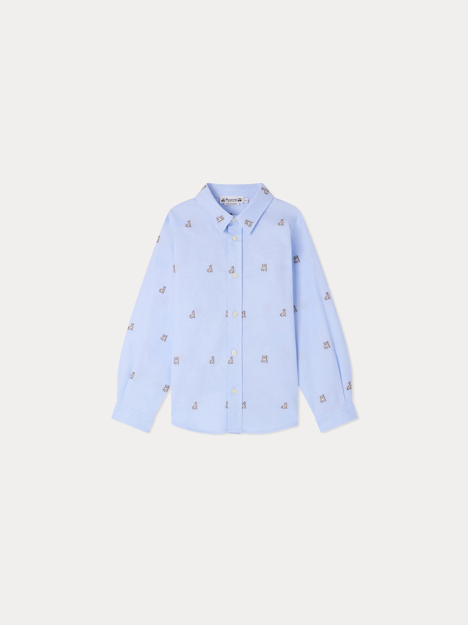 Boy | Daho Shirt With Blue Prints | Blue