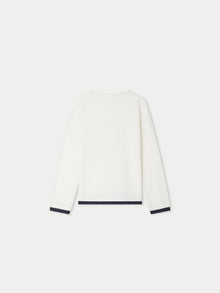 Boy | Bartholomé White T Shirt With Car Pattern | White Milk