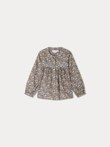 Girl | Gwenaelle Blouse In Liberty Fabric | Slate Gray