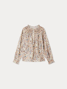 Girl | Pétale Smocked Liberty Fabric Blouse | Multicolor