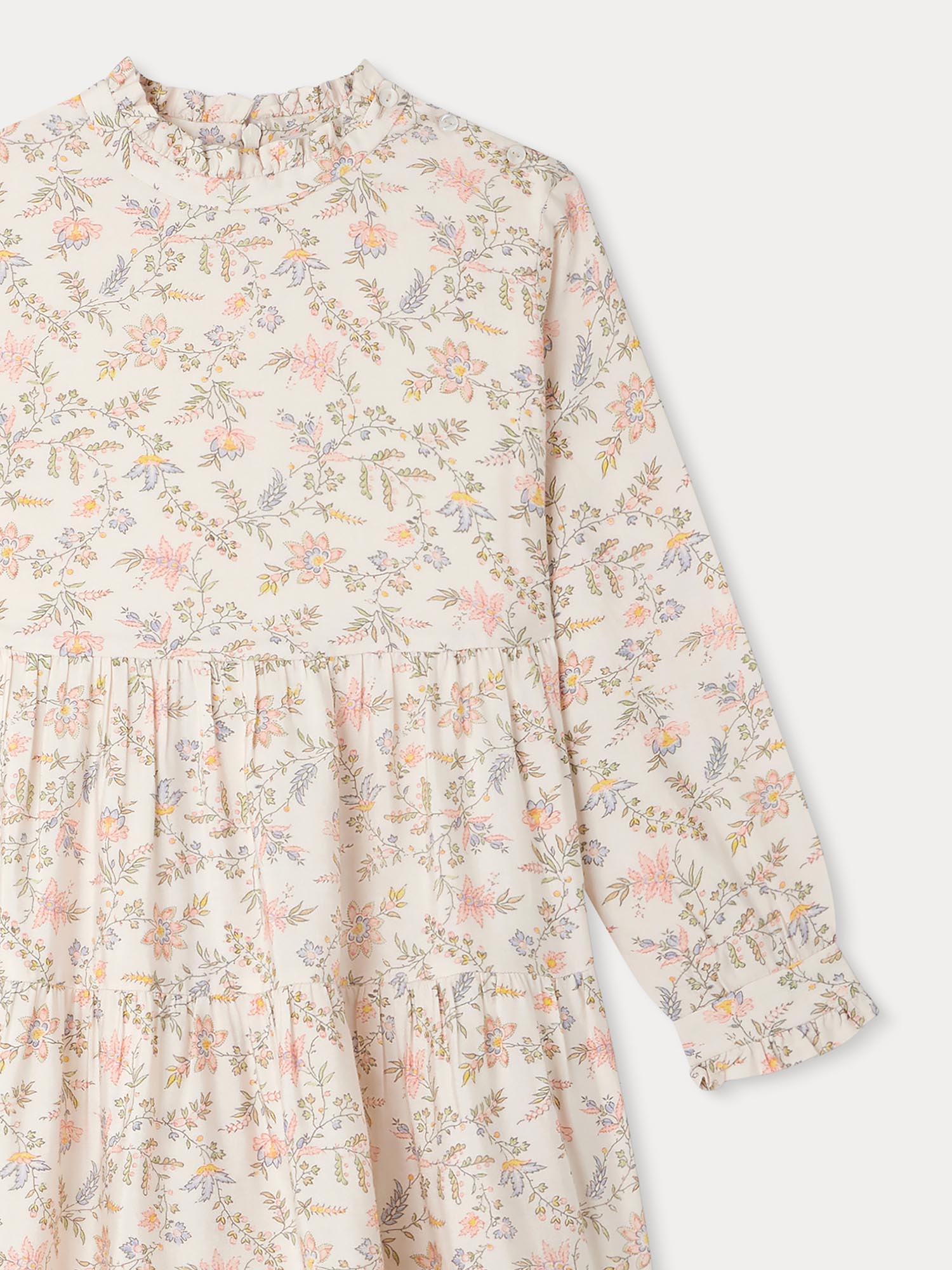 Girl | Gwendolyn Dress With Ruffles | Multicolore