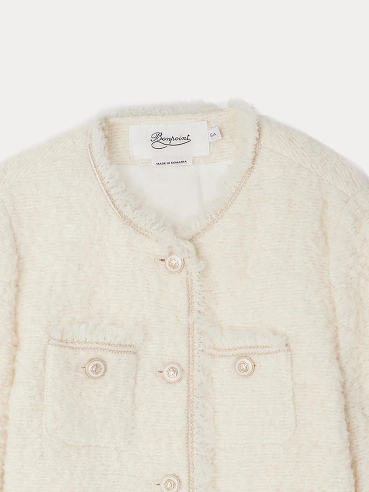 Girl | Giacinta Tweed Jacket | Ivory