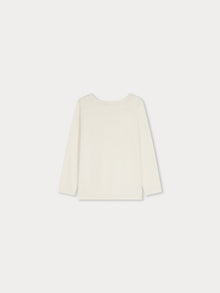 Girl | Gracieuse Cherry Sequin T Shirt | Natural White