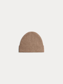 Unisex | Benny Beige Cashmere Beanie | Beige Stripes