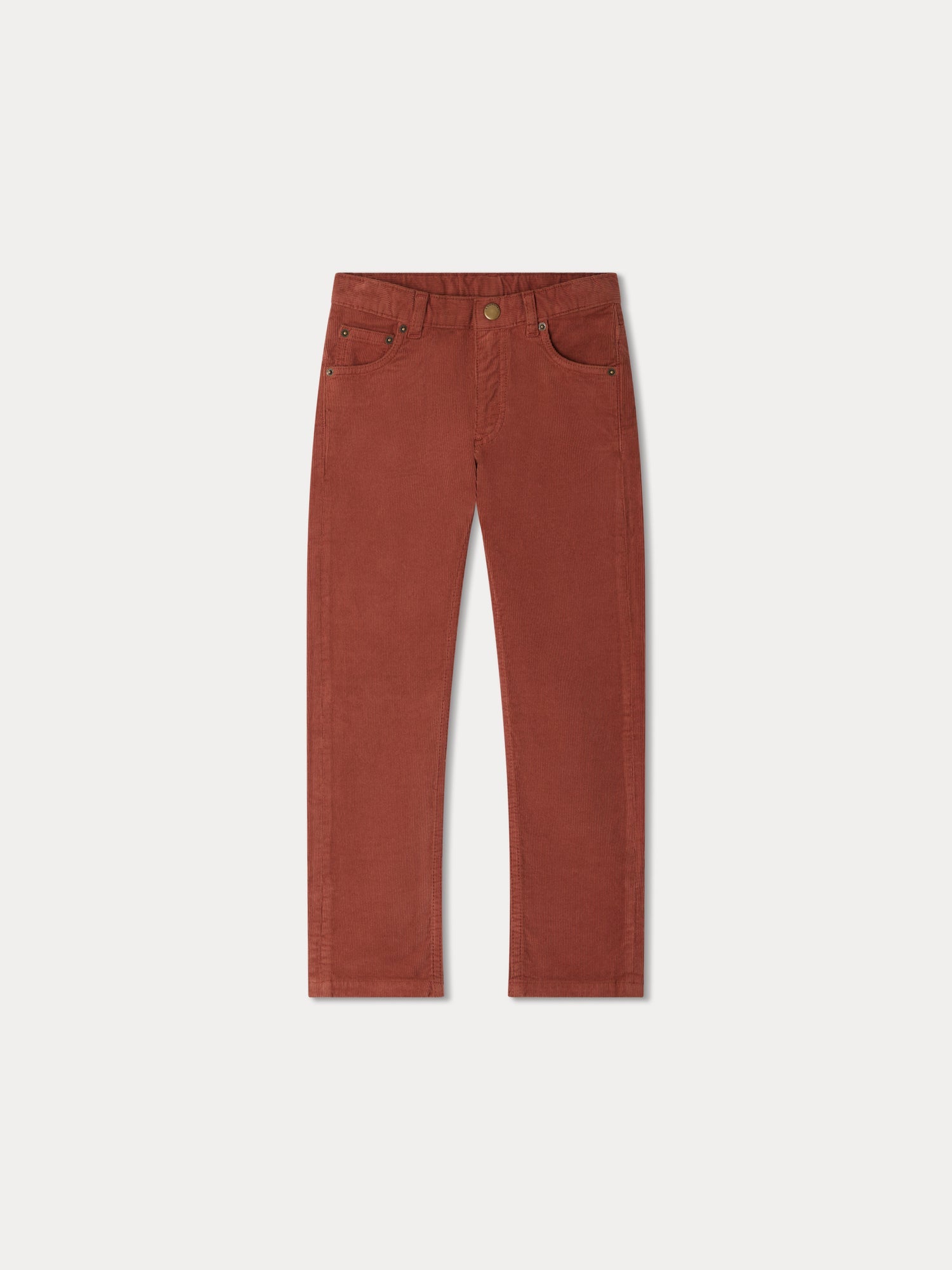 Unisex | Dewey Dark Brown Corduroy Pants | Chestnut