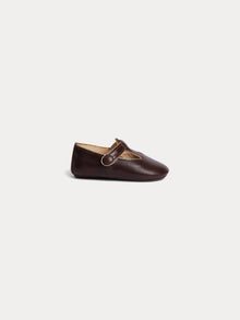 Girl | Grecia Leather Mary Janes | Coffee