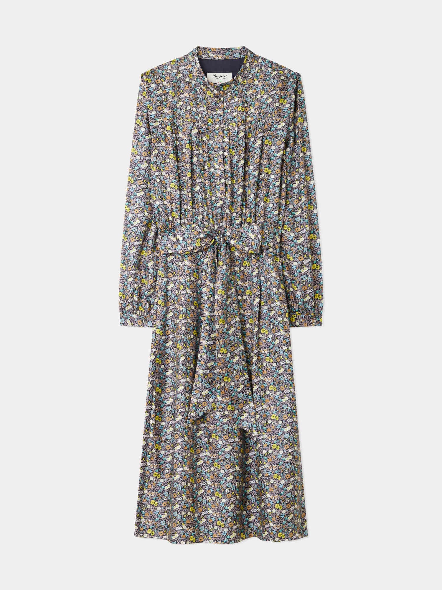 Women | Bonpoint X Vanessa Seward Gentlewoman Made With Liberty Fabric Dress | Slate Grey