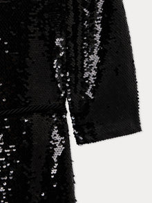 Women | Bonpoint X Vanessa Seward Glow Sequin Dress | Black