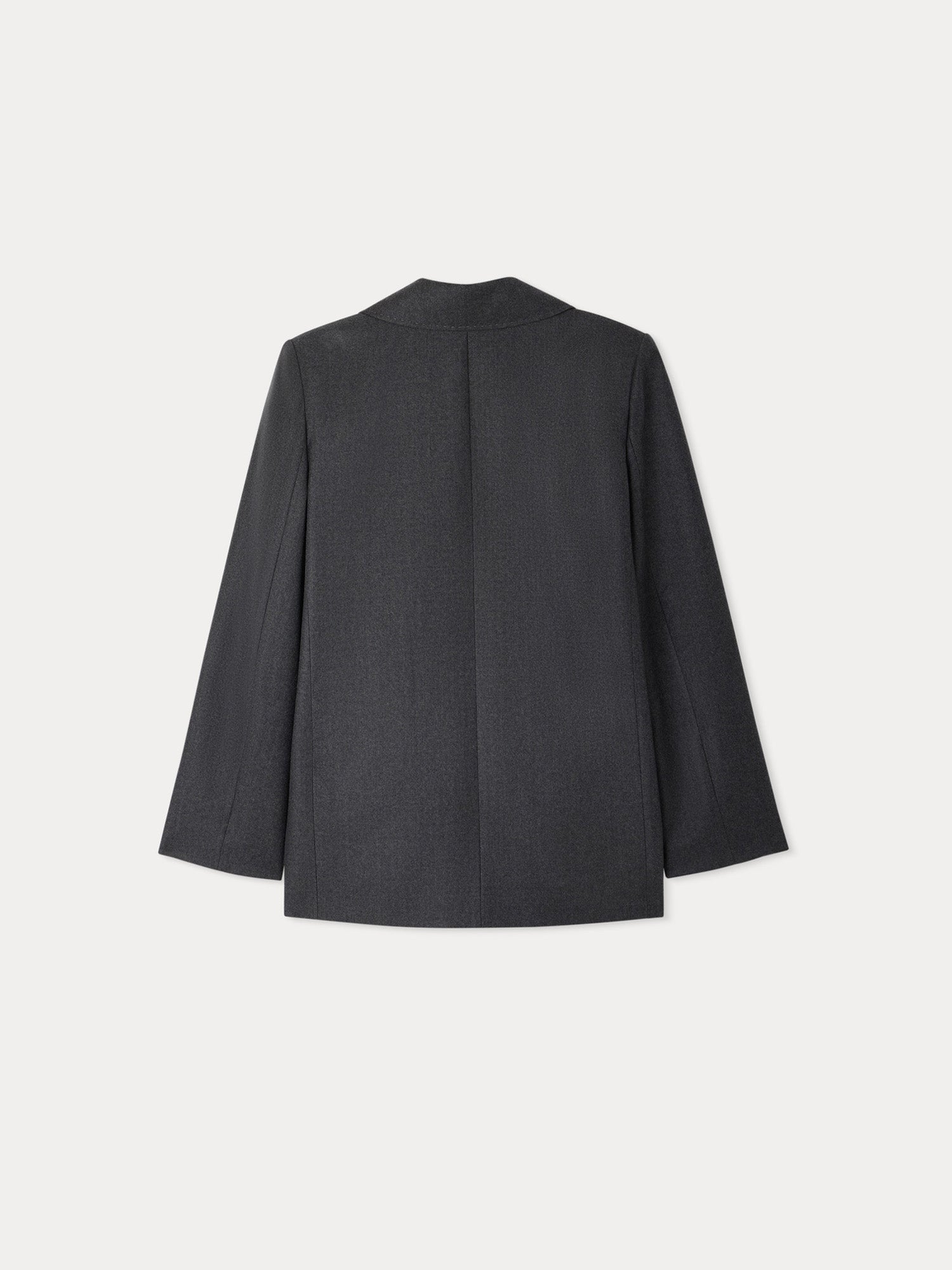 Women | Bonpoint X Vanessa Seward Galant Flannel Jacket | Charcoal Gray