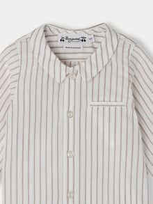 Boy | Boubou Striped Shirt | Terracotta