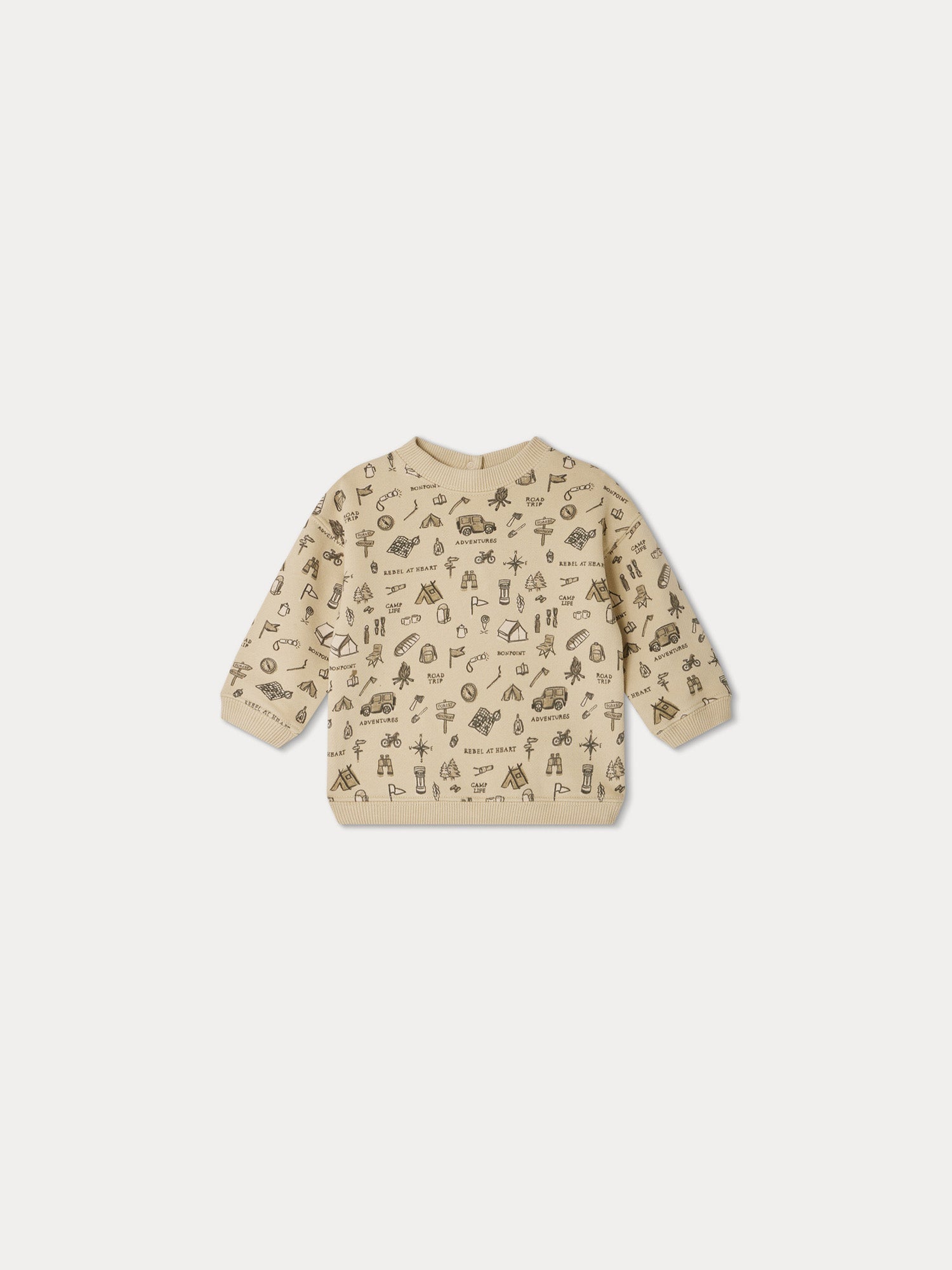 Boy | Dady Printed Sweatshirt | Light Green