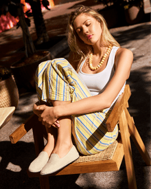Women's Venetian Flat | Woven Color | Oat Milk Beige - Womens All Weather Flats - Oat Milk Beige - Soludos - 