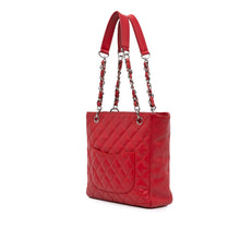 Chanel | Pre-Owned Caviar Petite Shopping Tote | Red