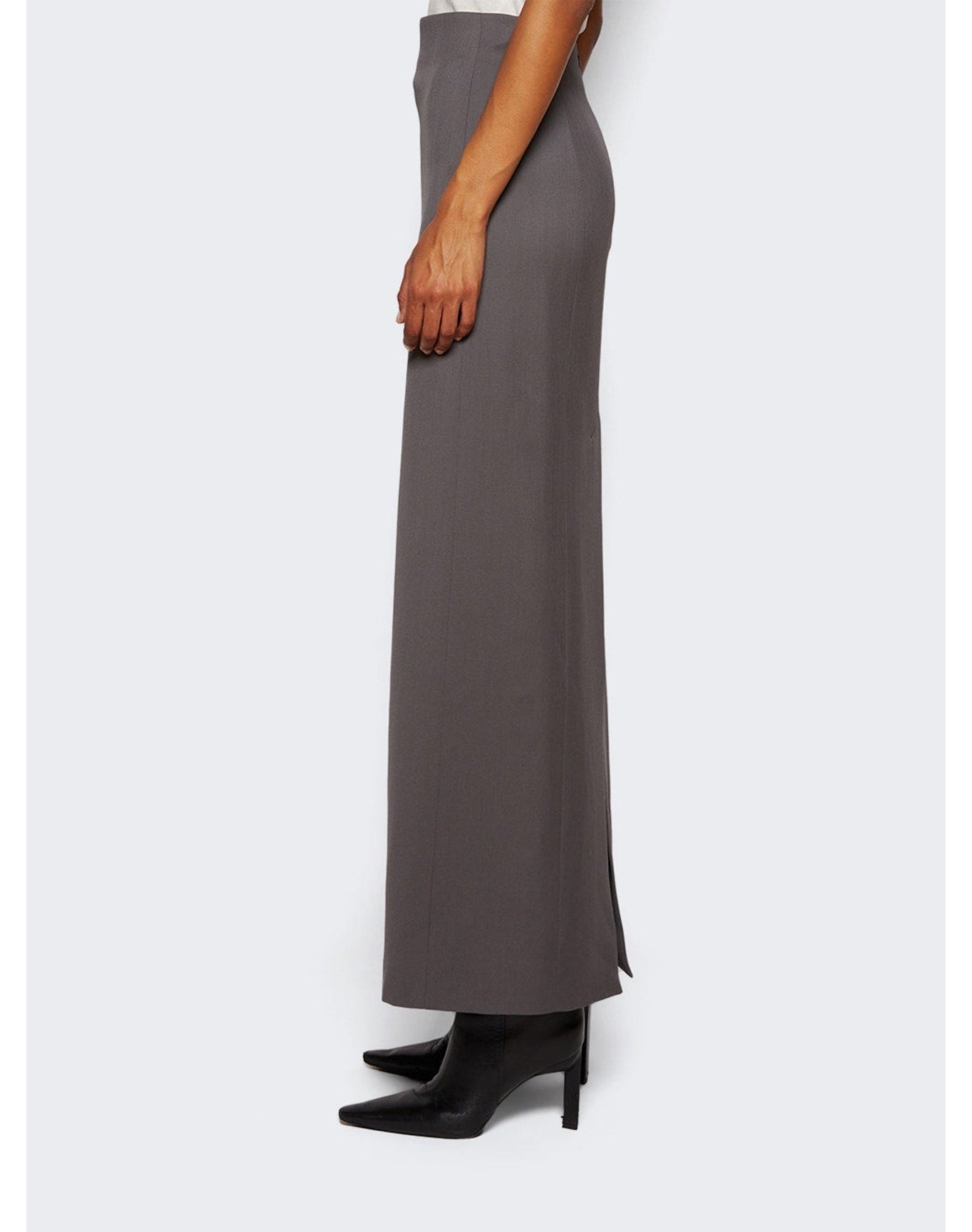 WARDROBE.NYC | Women | Column Maxi Skirt | Grey