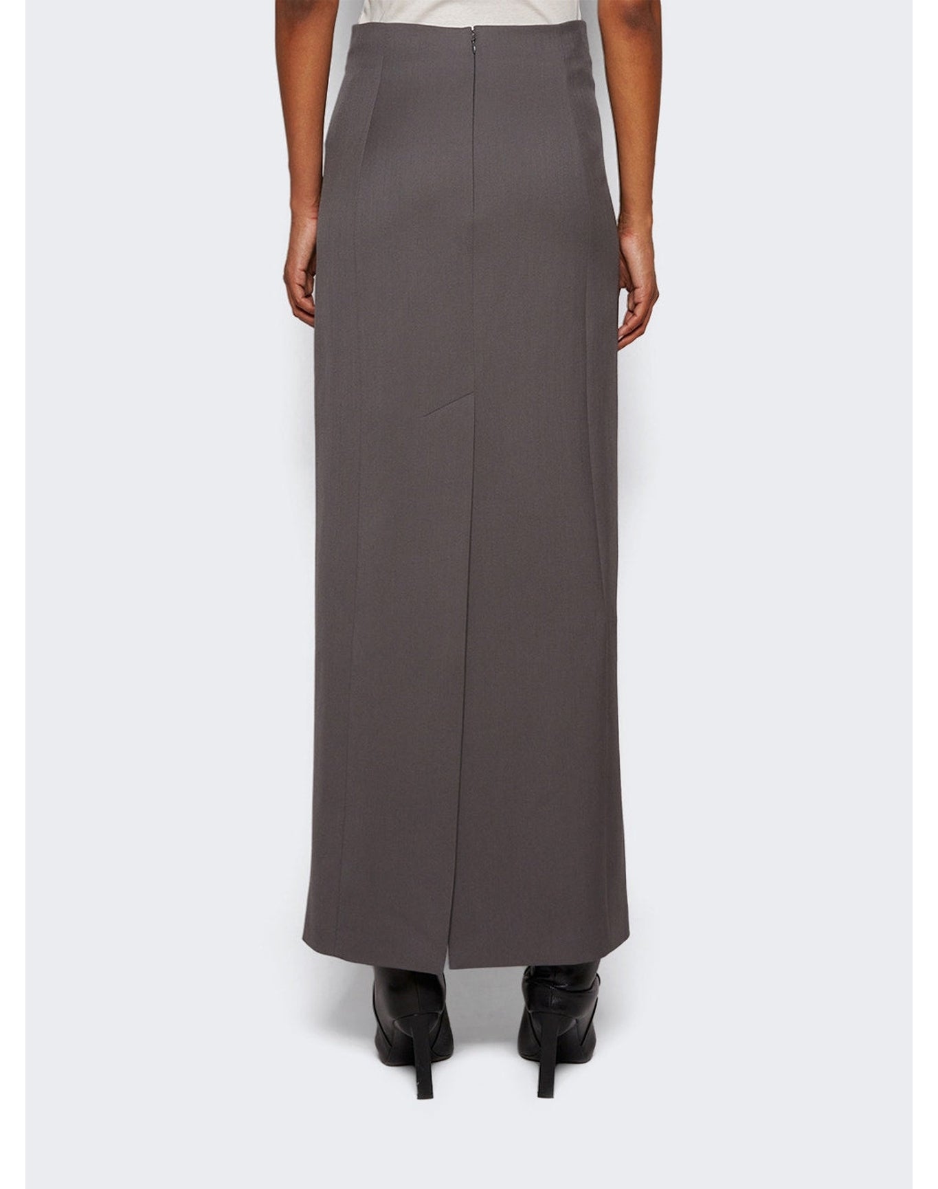 WARDROBE.NYC | Women | Column Maxi Skirt | Grey