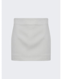 WARDROBE.NYC | Women | Column Mini Skirt | Cement Grey