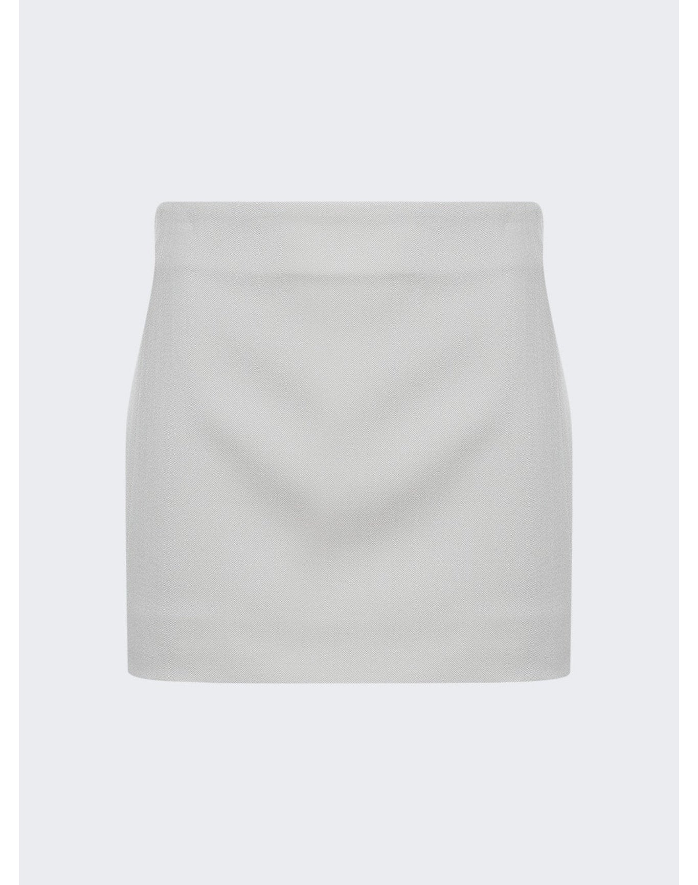 WARDROBE.NYC | Women | Column Mini Skirt | Cement Grey