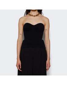 WARDROBE.NYC | Women | Knit Bandeau | Black