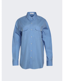 WARDROBE.NYC | Women | Oversized Shirt | Blue