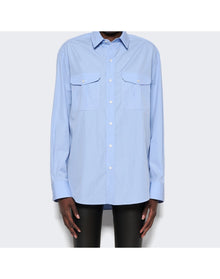 WARDROBE.NYC | Women | Oversized Shirt | Blue