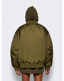 WARDROBE.NYC | Women | Reversible Bomber | Dark Military