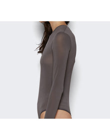 WARDROBE.NYC | Women | Sheer Bodysuit | Black