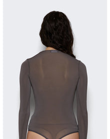 WARDROBE.NYC | Women | Sheer Bodysuit | Black