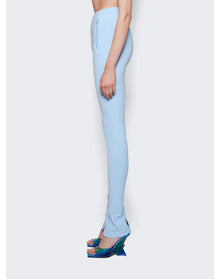 WARDROBE.NYC | Women | Side Zip Legging | Sky Blue