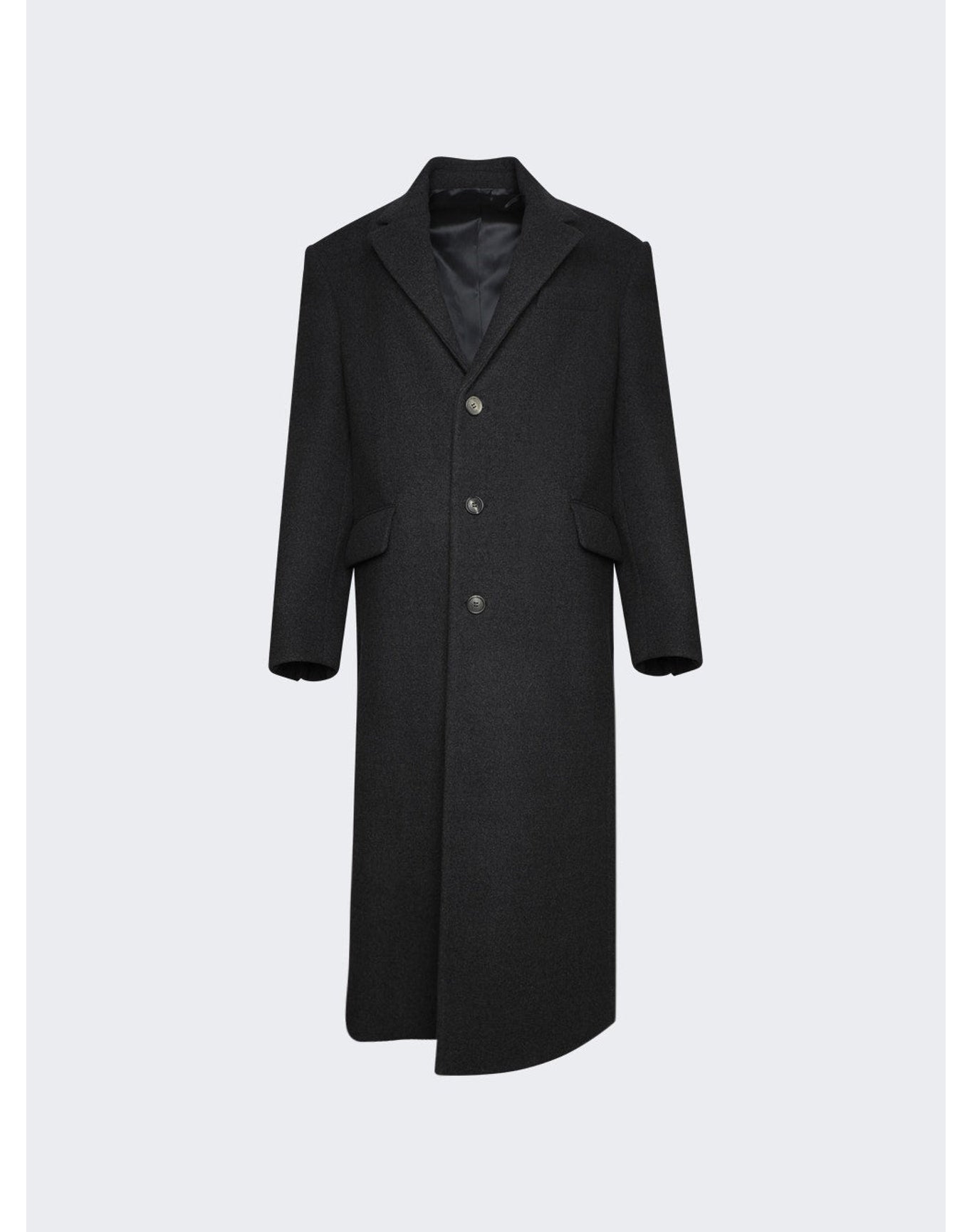 WARDROBE.NYC | Women | Single Breasted Coat | Charcoal