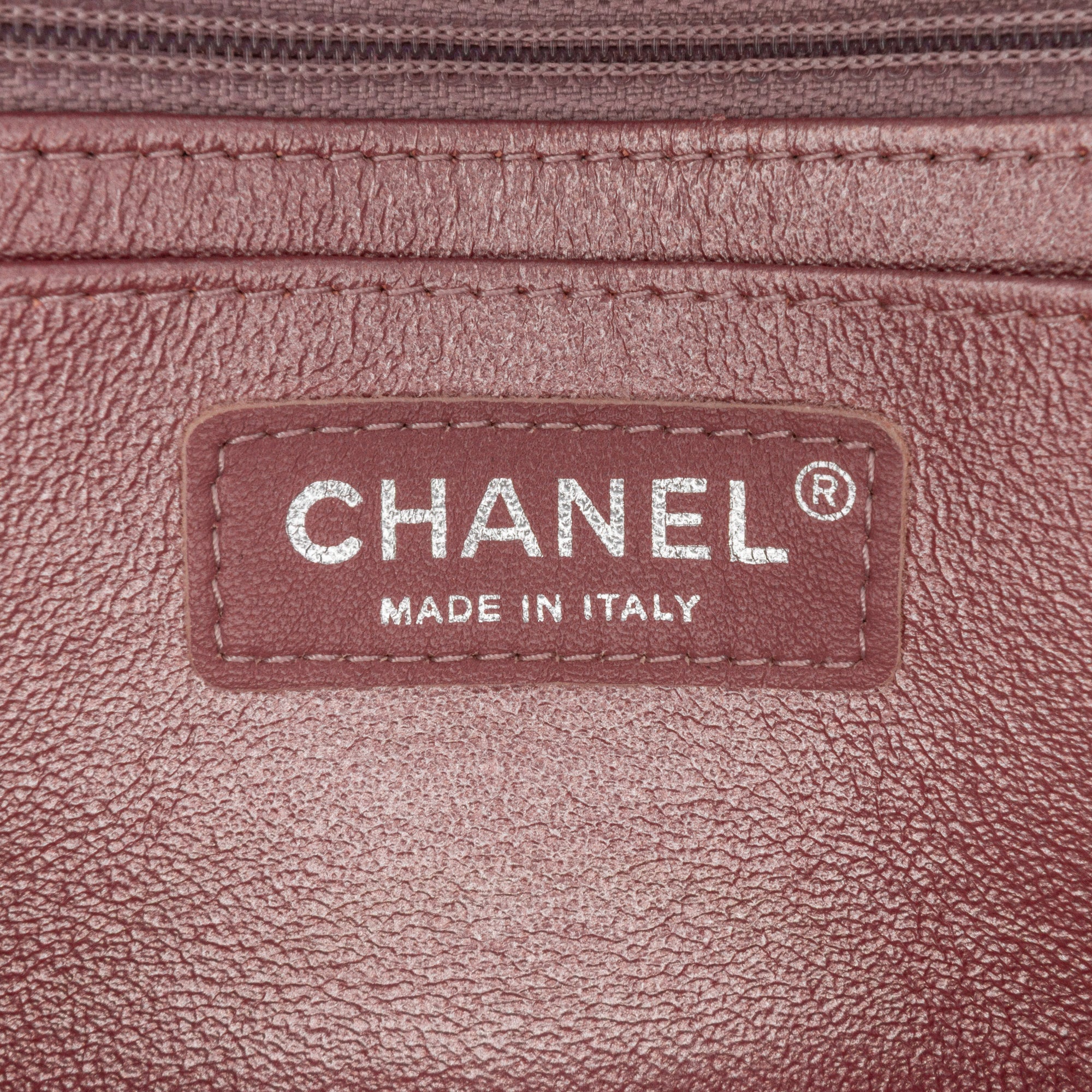 Chanel | Pre-Owned Mini Rectangular Classic Iridescent Lambskin Single Flap | Pink