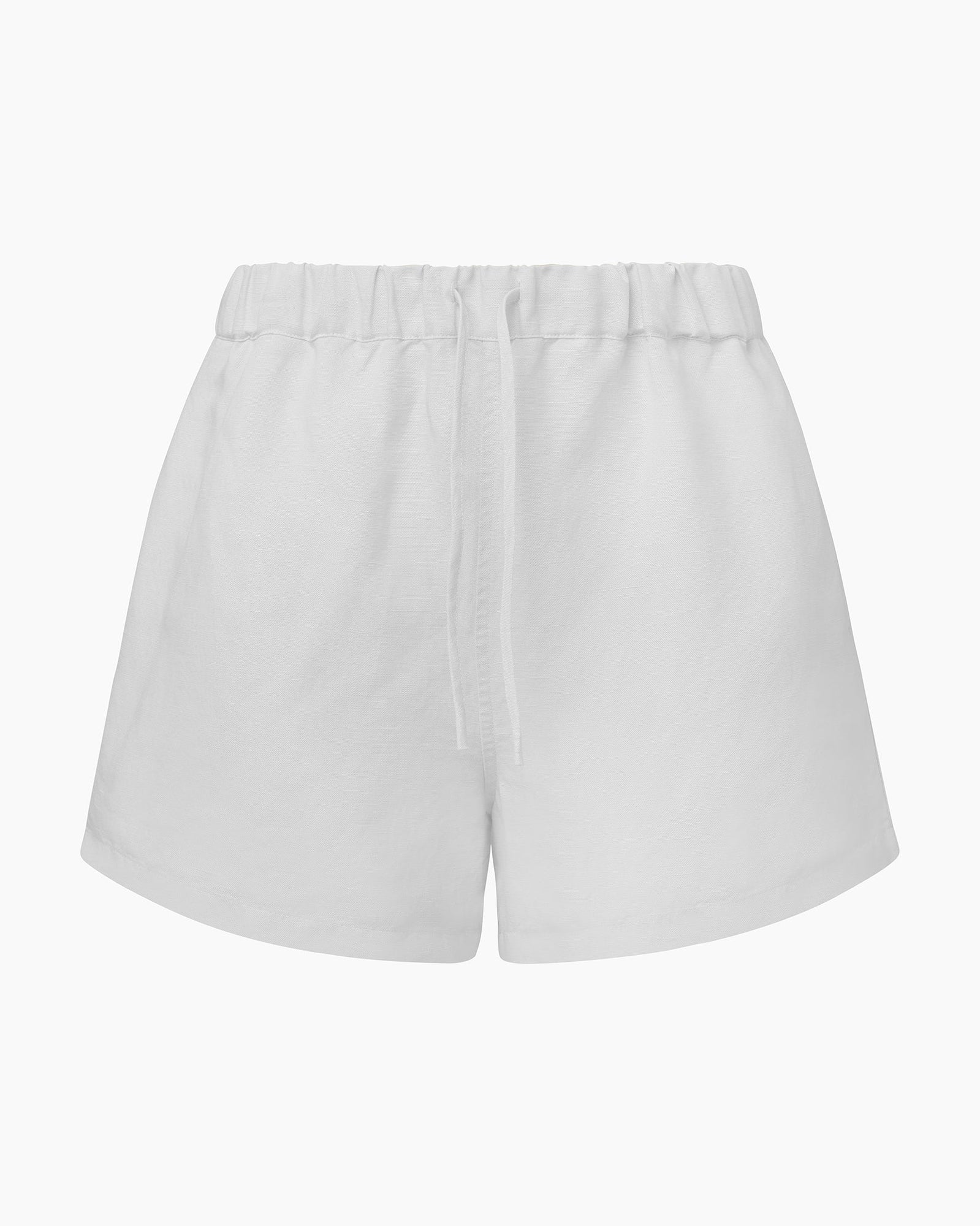 Womens | Drawstring Short | White