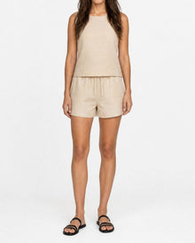 Womens | Linen Shell Top | Flax