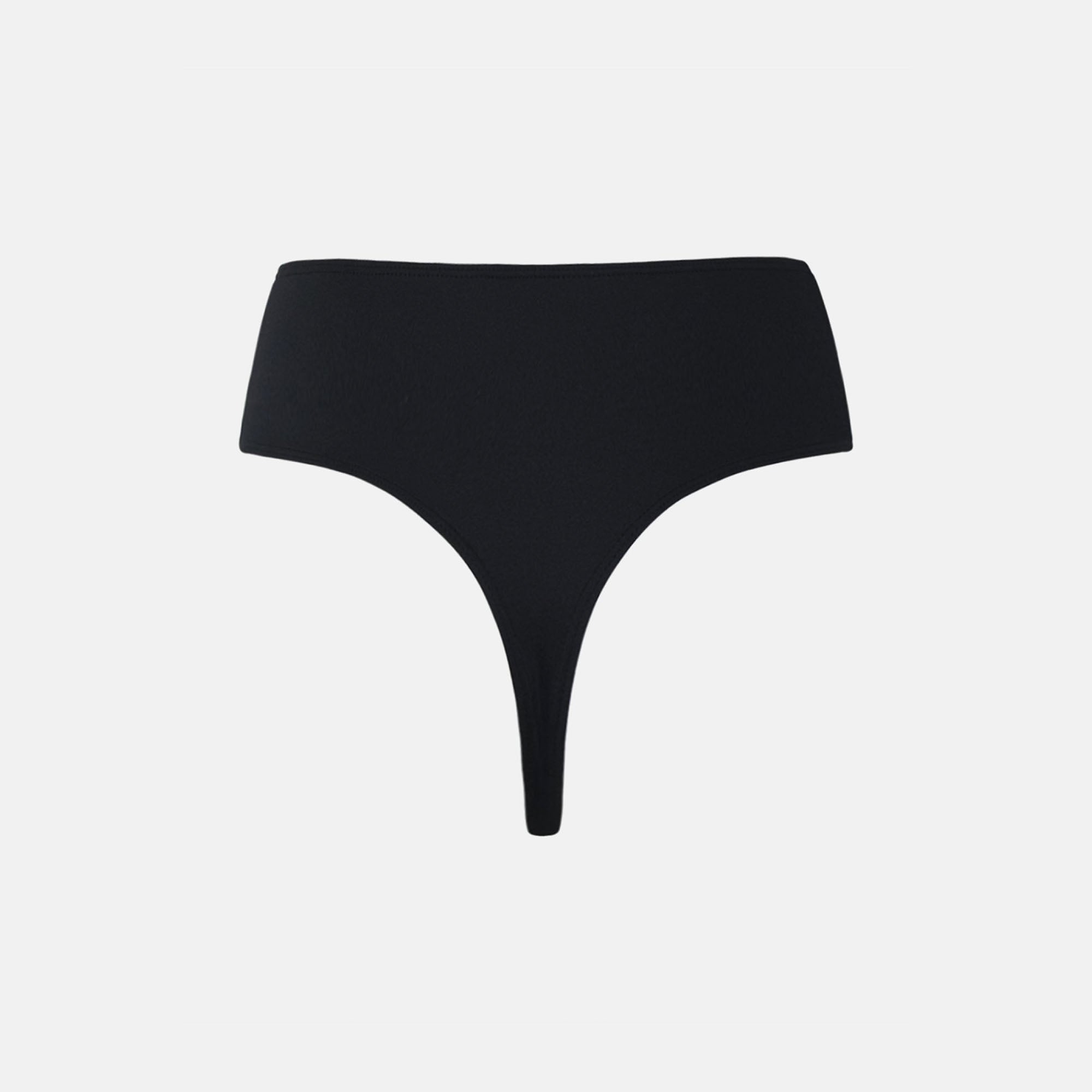 OW Collection Willow Thong | Black Caviar