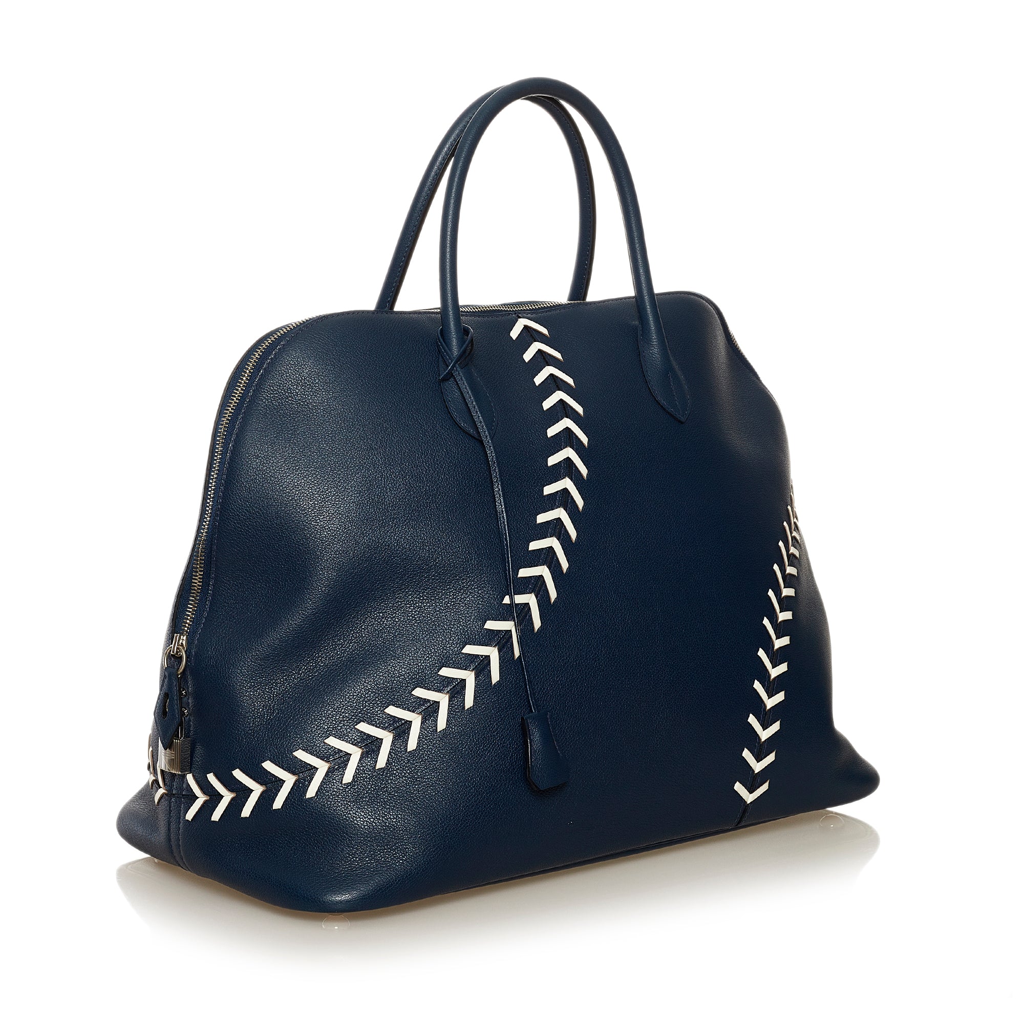 Hermes | Pre-Owned Baseball Bolide Bag | Blue