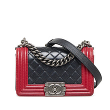 Chanel | Pre-Owned Small Bicolor Boy | Black