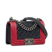 Chanel | Pre-Owned Small Bicolor Boy | Black