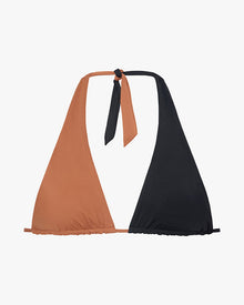 Halter Bikini Top | Clay x Black