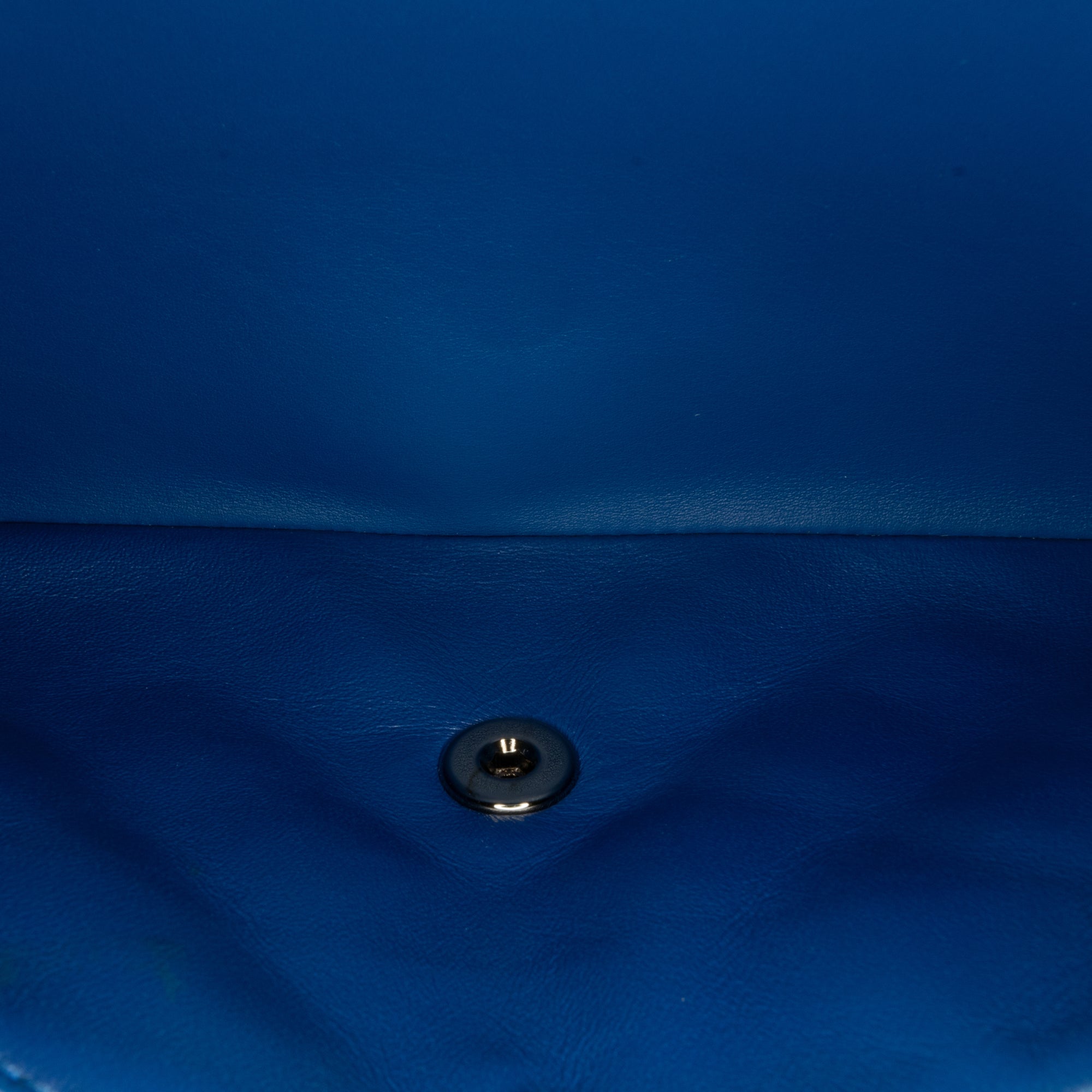Chanel | Pre-Owned Jumbo Classic Patent Double Flap | Blue