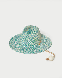 Wylie Straw Hat | Natural/Emerald