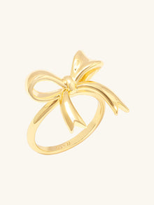 Bow Ring | 14K Gold Plated Brass