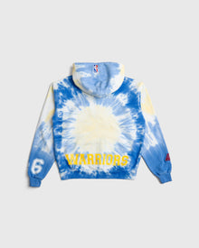 NBA Golden State Warriors Tie Dye Hoodie | Blue