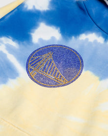NBA Golden State Warriors Tie Dye Hoodie | Blue