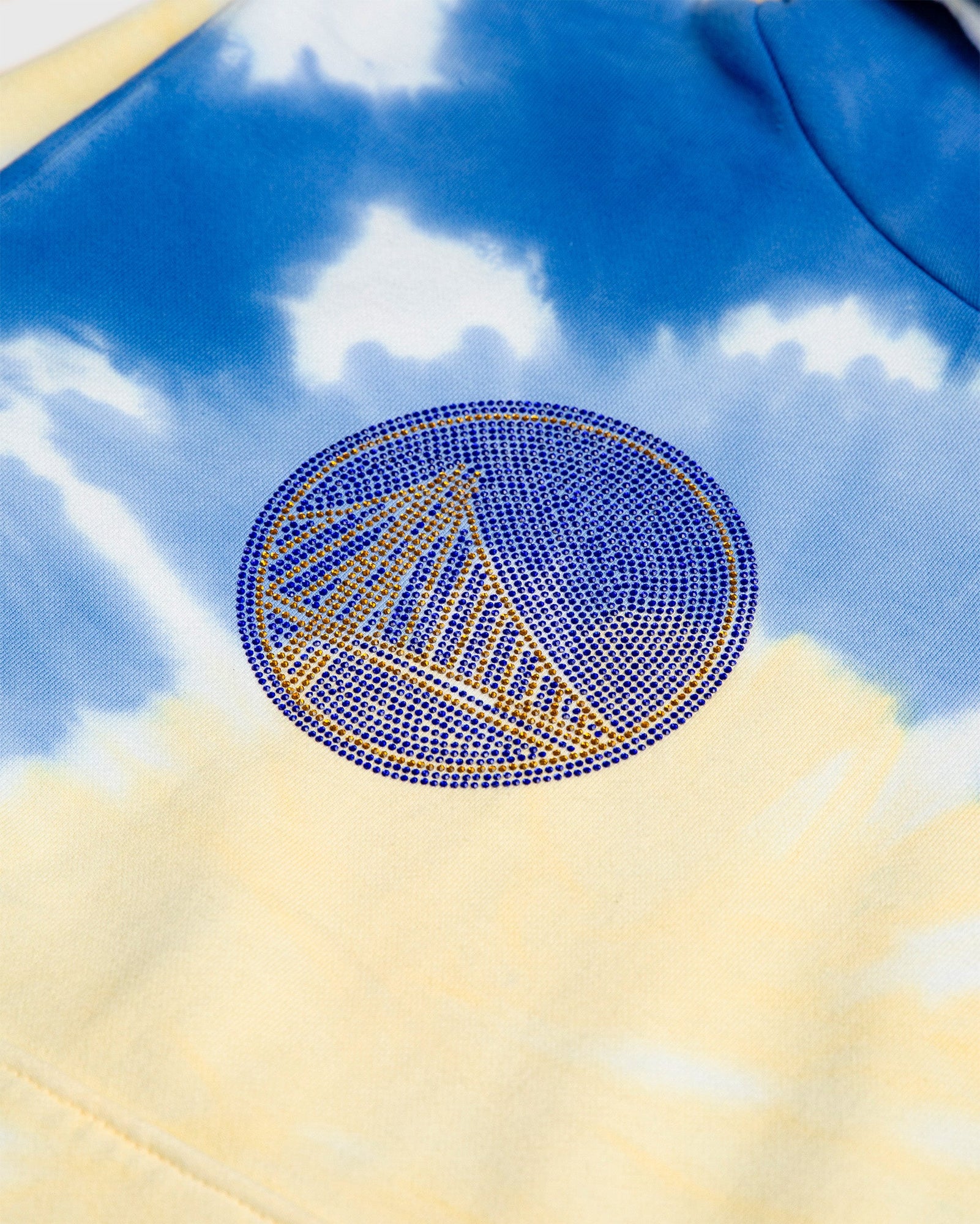 NBA Golden State Warriors Tie Dye Hoodie | Blue